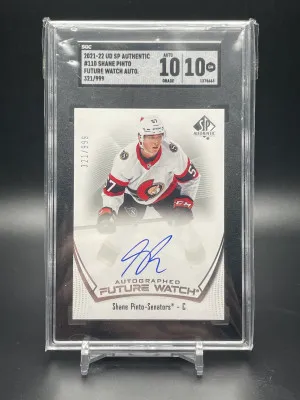 Shane Pinto Future Watch Auto SGC 10/Auto 10 front